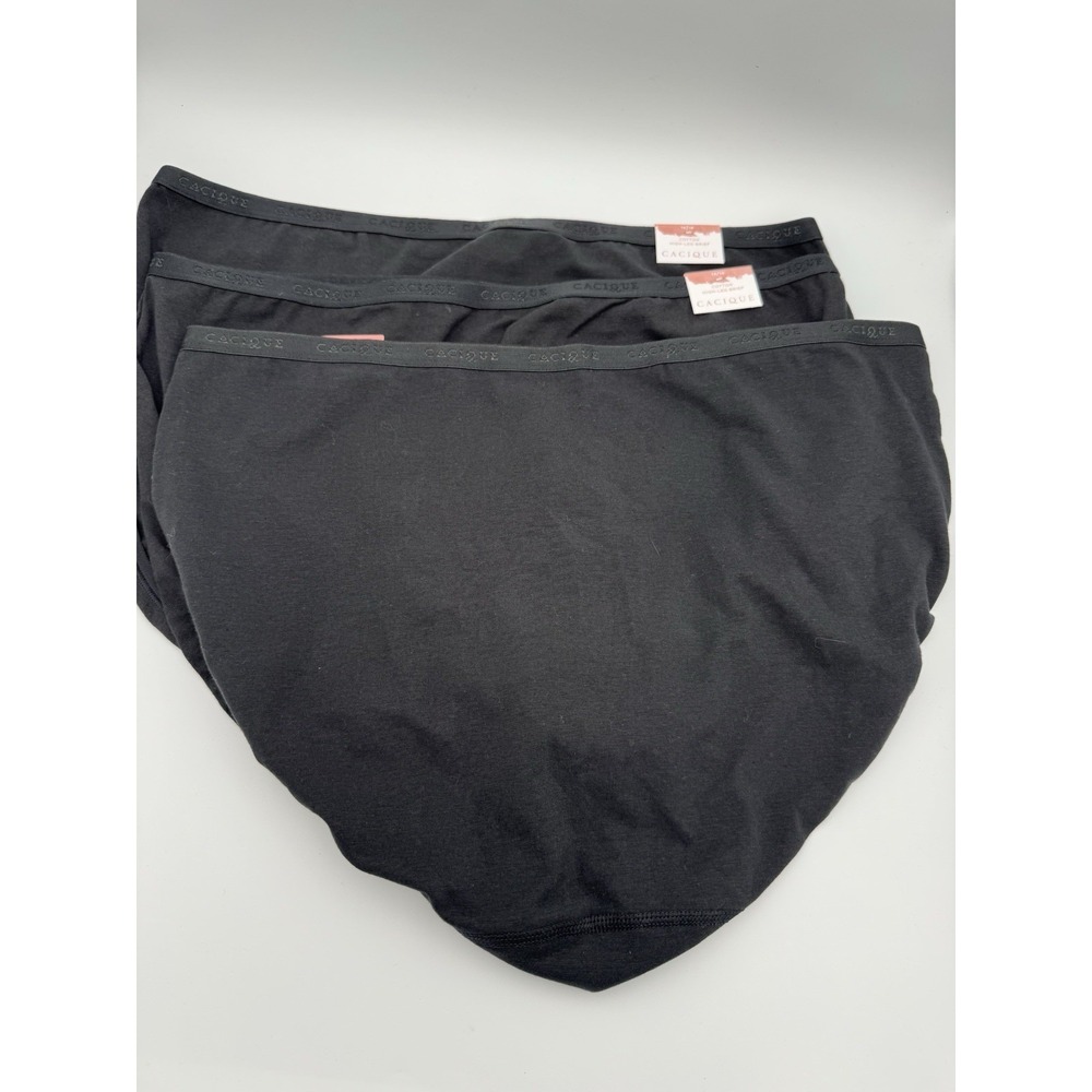 Lane Bryant Cacique Cotton High Leg Brief 3 Pack Panties 14/16 NWT - Picture 4 of 5